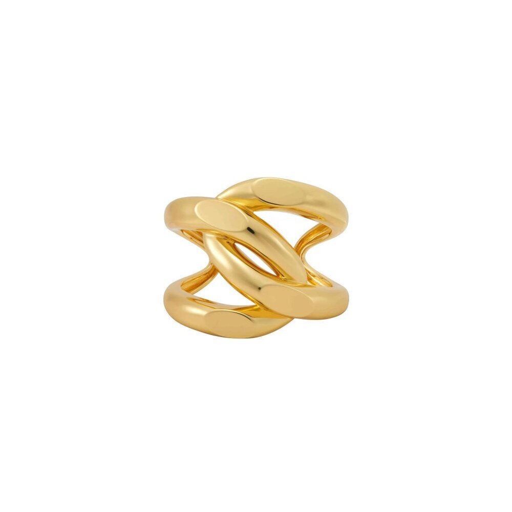 Michael Kors 14K Gold Statement Curb Link Cuff Bracelet